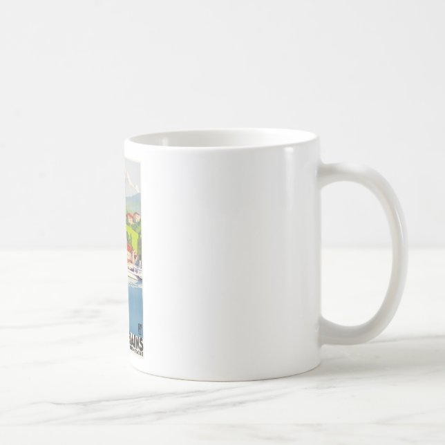 Caneca De Café Thonon Les Bains French Viagem Europe (Direita)