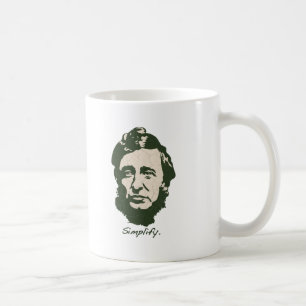 Caneca De Café Thoreau - simplifique
