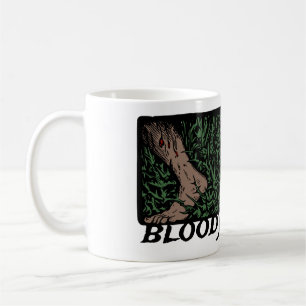 Caneca De Café Thorns Rosas do crânio pés corados medieval