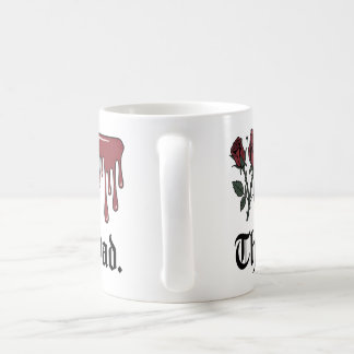 Caneca De Café Thorny Assunto Pai Mug | Gótico engraçado Botânico