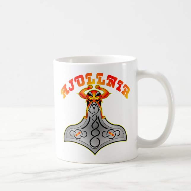 Caneca De Café Thor's Hammer Mjollnir (Direita)