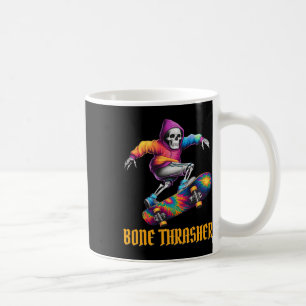 Caneca De Café Thrasher Skeleton Halloween Costume