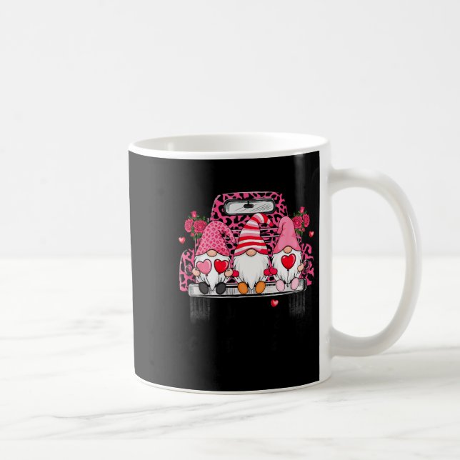 Caneca De Café Three Gnomes And Leopard Truck Happy Valentine's D (Direita)