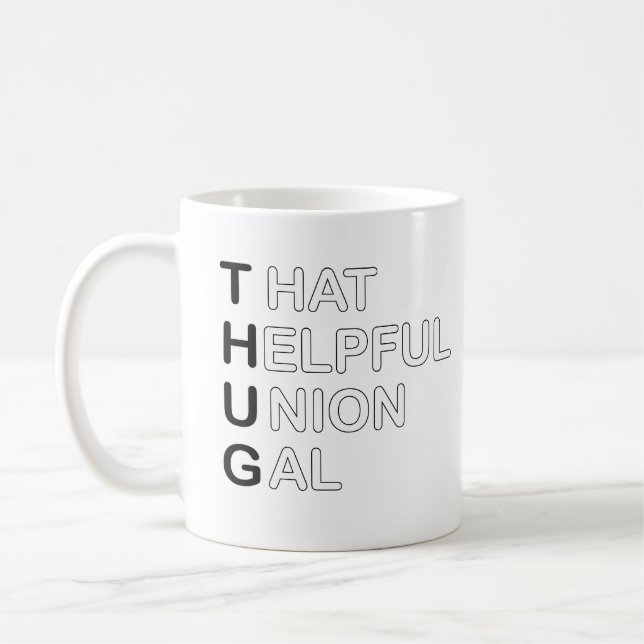 Caneca De Café THUG - Aquele Gal da União Útil (Esquerda)