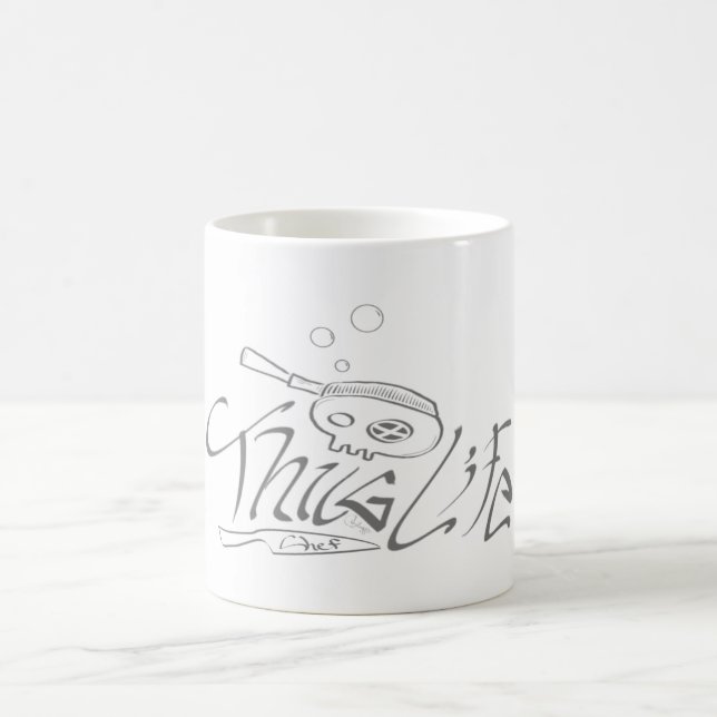 Caneca De Café Thug Life Chef (Centro)