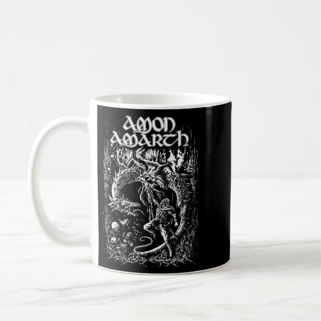 Caneca De Café Thunder Amon Amarth - Presente para ventiladores e (Esquerda)