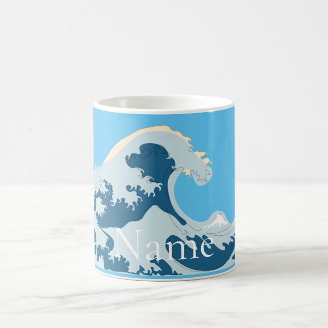 Caneca De Café Thunder_Cove da Onda do excelente (Centro)