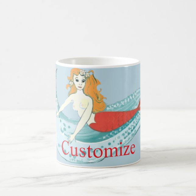 Caneca De Café Thunder_Cove da Sereia de Onda (Centro)