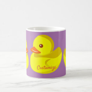 Caneca De Café Thunder_Cove de Pato de Borracha Chave
