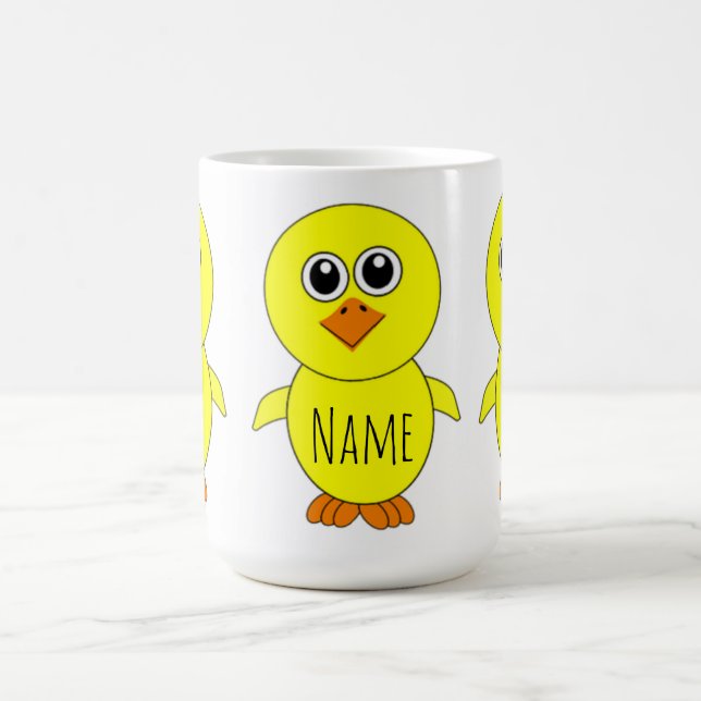 Caneca De Café Thunder_Cove do Pintinho Cubo (Centro)