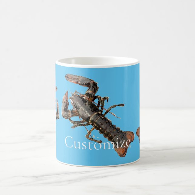 Caneca De Café Thunder_Cove, lagosta fresca de madeira (Centro)
