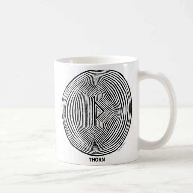 Caneca De Café Thurisaz (Direita)