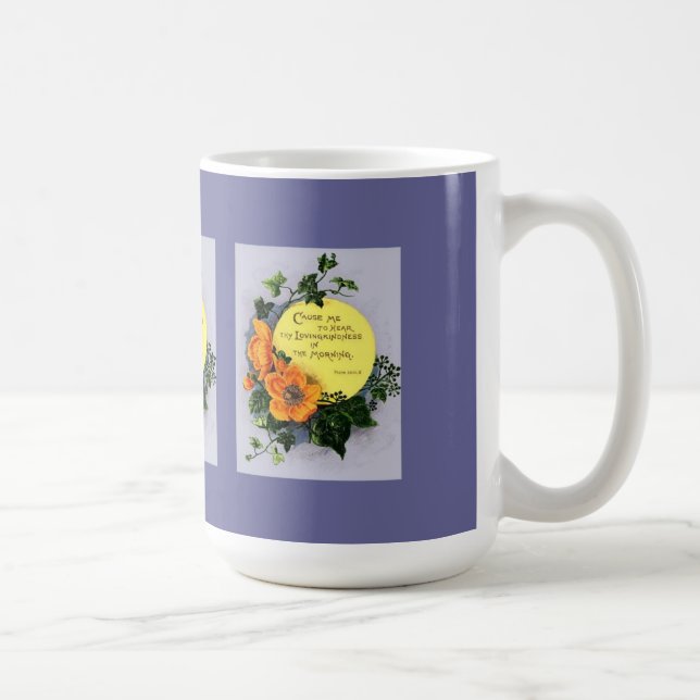 Caneca De Café Thy bondade Loving (Direita)