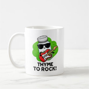 Caneca De Café Thyme Para Arrostar Um Pun De Herbo
