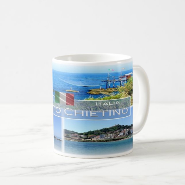 Caneca De Café TI Itália - Abruzzo - San Vito Chietino - (Frente Esquerda)