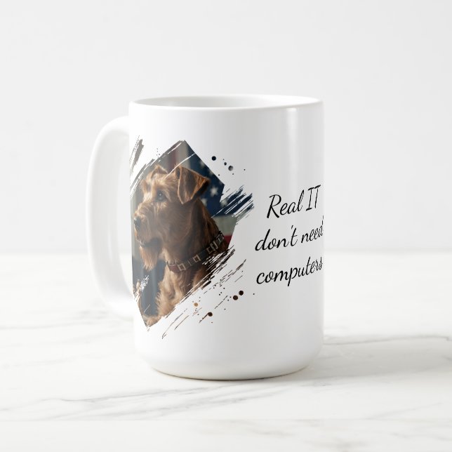 Caneca De Café TI Real (Frente Esquerda)