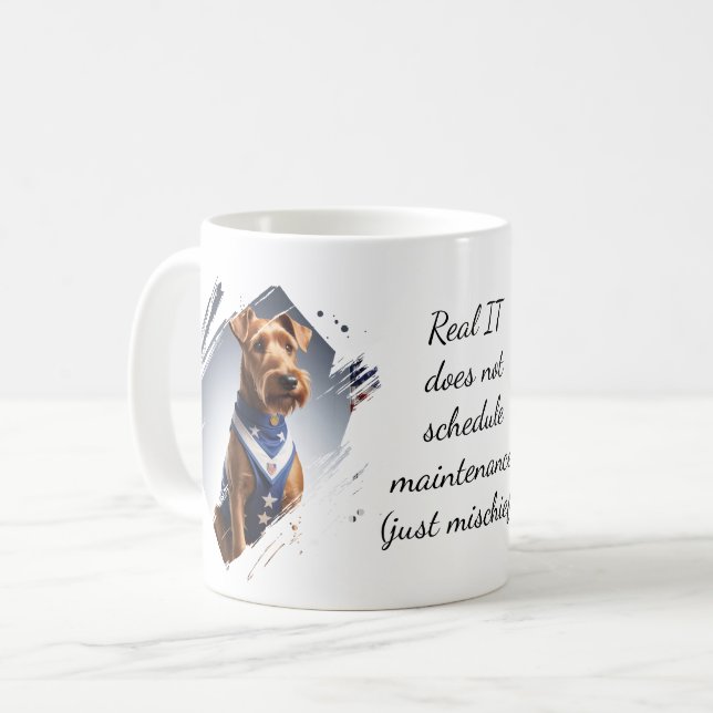 Caneca De Café TI Real (Frente Esquerda)