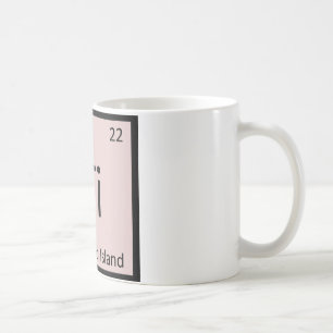 Caneca De Café Ti - Tabela Periódica da Química Thousand Island
