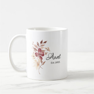 Caneca De Café Tia Ano de Estabelecimento – Marco de Tia Estabele