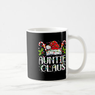 Caneca De Café Tia Claus Natal Luzes Pajama Família Matchi