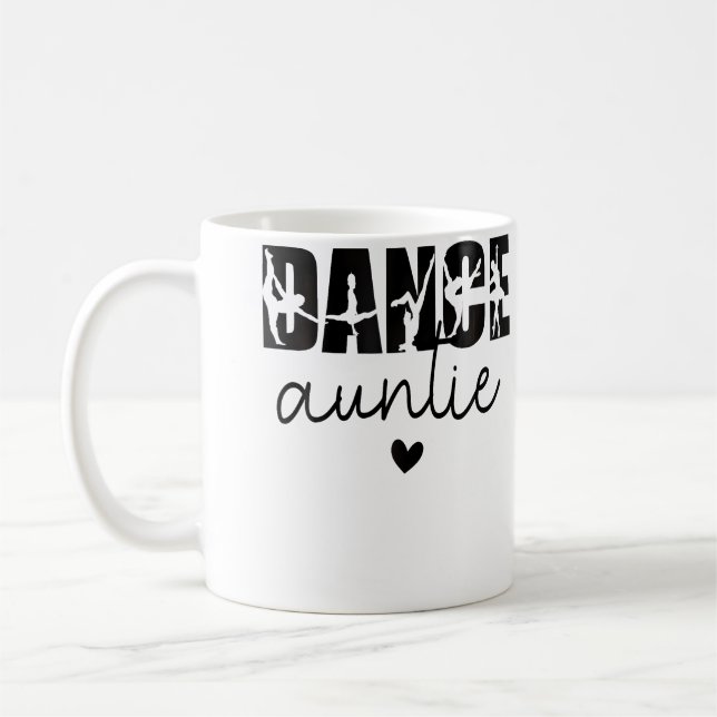 Caneca De Café Tia de Dança Tia da Vida de um Dançarino Tia (Esquerda)