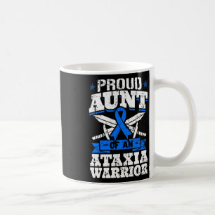 Caneca De Café Tia De Um Guerreiro Ataxia Friso De Sensibilização