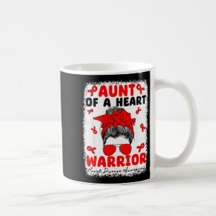 Caneca De Café Tia de um guerreiro do coração Doença cardíaca Coq