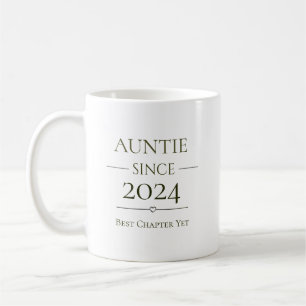 Caneca De Café Tia Desde Ano Personalizado Melhor Capítulo Até Ag