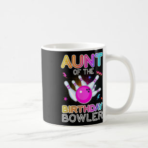 Caneca De Café Tia Do Birthday Bowler Bday Party Cel