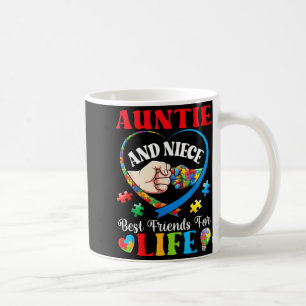 Caneca De Café Tia e Sobrinha Melhores Amigas Para a Vida Suporte