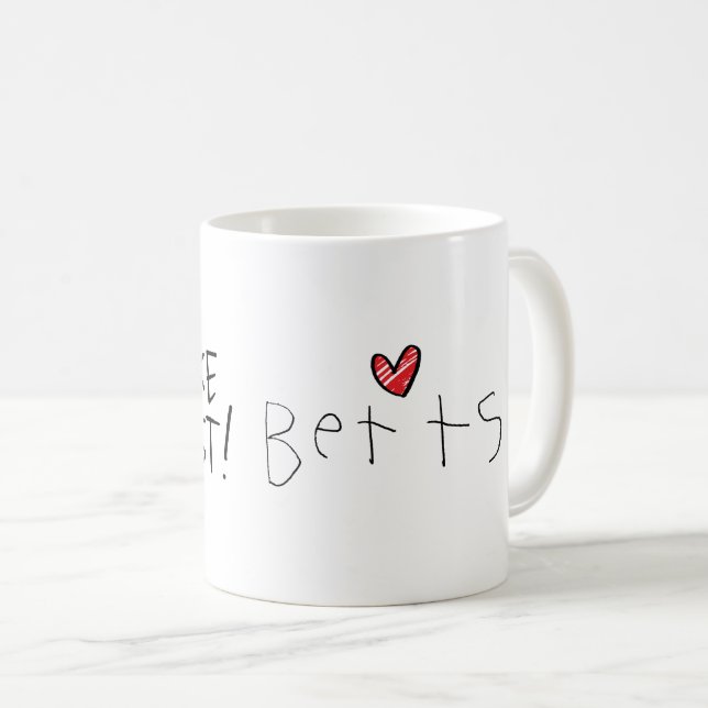 Caneca De Café Tia Endurecimento + Betts (Frente Esquerda)