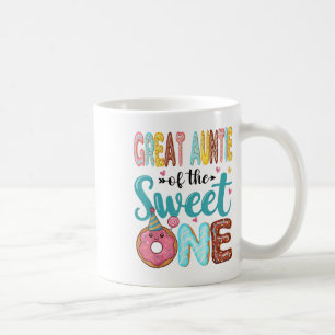 Caneca De Café Tia excelente Da Garota Doce De Um primeiro aniver