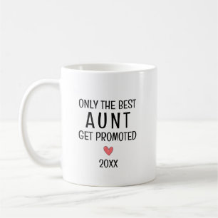 Caneca De Café Tia Mais Querida é Promovida – Ano Personalizado