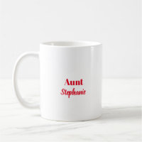 Tia Oferece Nome Personalizado Red White Gift Favo