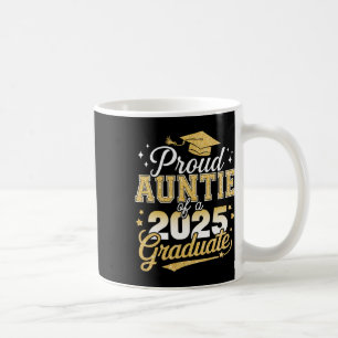Caneca De Café Tia Orgulhosa De Um Cl De Gradu Formando 2025