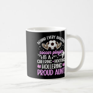 Caneca De Café Tia Orgulhosa De Um Jogador De Futebol Tia De Fute