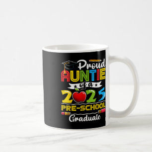 Caneca De Café Tia Orgulhosa Engraçada De Um Cl De Formando Pré-E