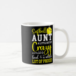 Caneca De Café Tia Softll Orgulhosa Tia De Um Jogador Softll Tia