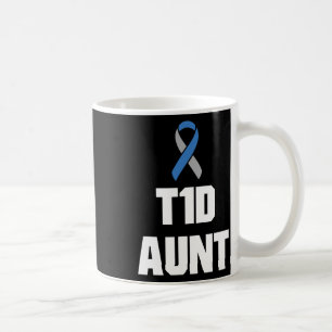 Caneca De Café Tia T1d - Sensibilização para a Diabetes Tipo Um