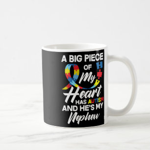 Caneca De Café Tia Tio Autista Sobrinho Autismo Awa