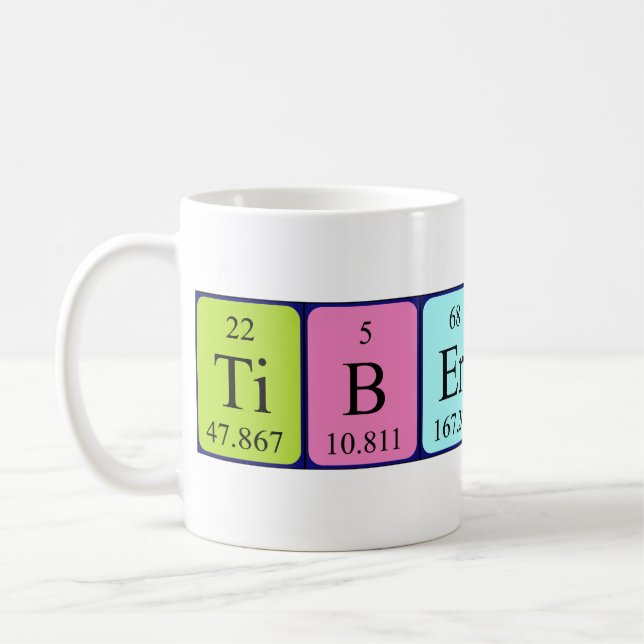 Caneca De Café Tiberius mesa periódica mug (Esquerda)
