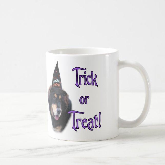 Caneca De Café Tibetano Mastiff Trick (Direita)
