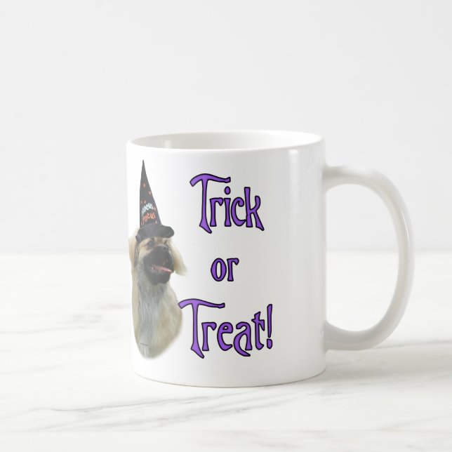 Caneca De Café Tibetano Spaniel Trick (Direita)