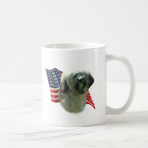 Caneca De Café Tibetano Terrier Flag