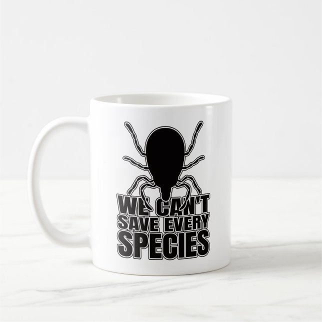 Caneca De Café Ticks Tick Ixodida - Geek De Entomologia (Esquerda)