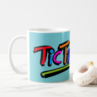 Caneca De Café TicTastic! Agrida para comemorar seu tics