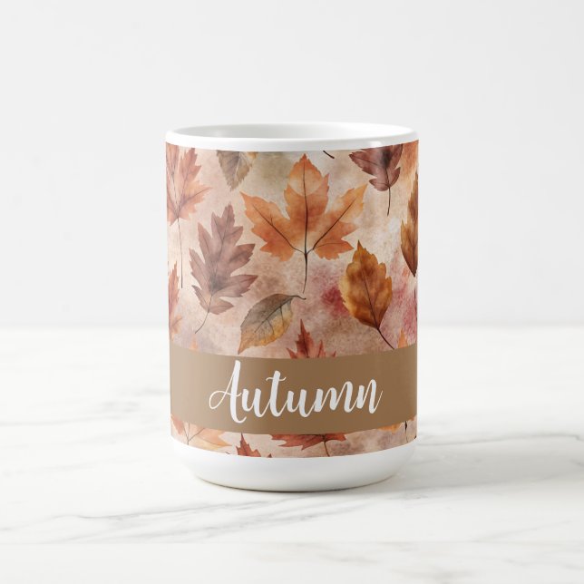 Caneca De Café Tie Dye Autumn Leaves (Centro)