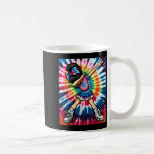 Caneca De Café Tie Dye Dabbing Cheerleader Dance Cheerleadin