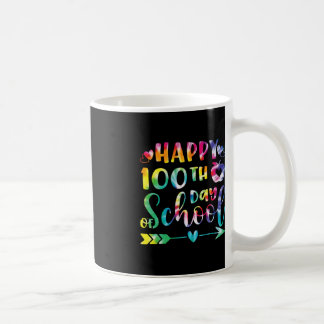 Caneca De Café Tie Dye Happy 100º Dia de Professores