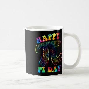 Caneca De Café Tie Dye Happy Pi Day 3.14 Matemática Professores H
